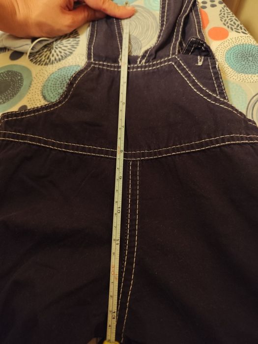 Тънък летен бебешки сет - гащеризон, боди, панталон3-6м