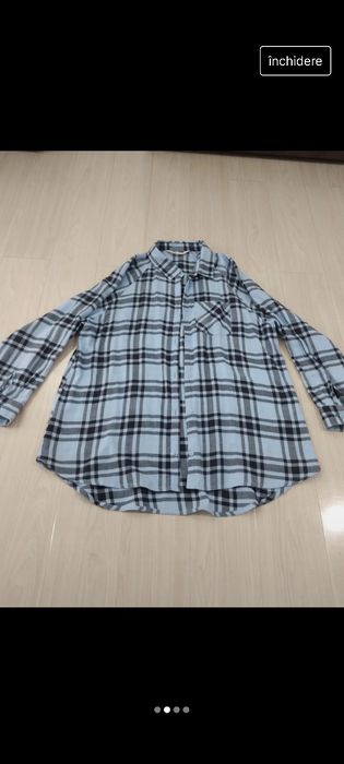 Cămașă copii,H&M,albastru in carouri