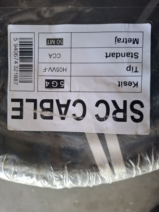 Cablu 5 fire  5g4 h05vv-f