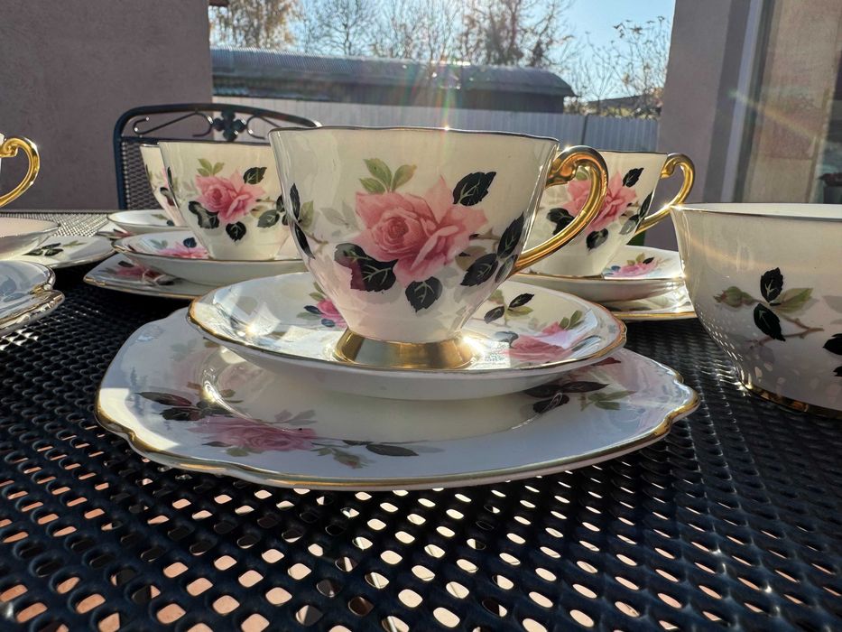 Рядък винтидж сервиз Windsor – Royal Stafford England, Bone China