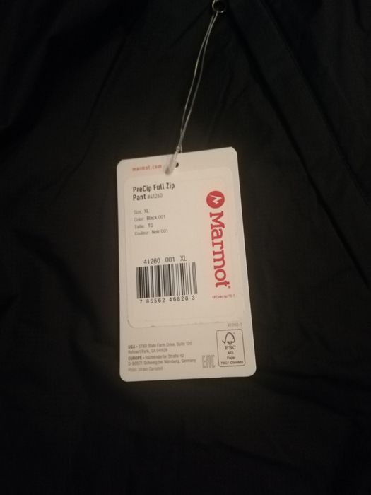 Панталон с пълен цип Marmot Precip – мъжки