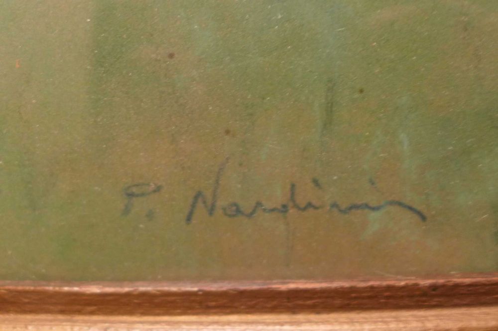 Pio Nardini - Tiganca - Nud Tablou Inramat Grafica Carbune Color 70/50