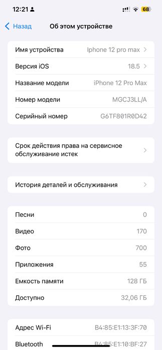 Ayfon 12 pro max holati alo