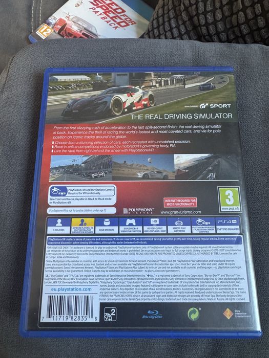 Продавам игра за PlayStation 4/5 Gran Turismo Sport