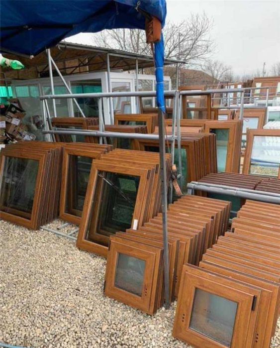 termopane geamuri 1 canat noi stejar de la 300 lei