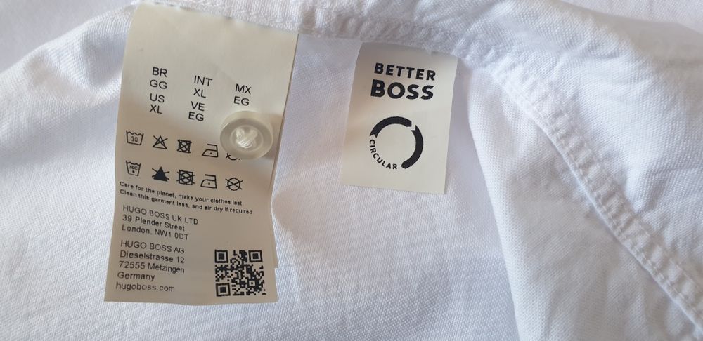 Hugo Boss Race _ 1 Regular Fit Cotton / XL НОВО! ОРИГИНАЛ! Мъжка Риза!