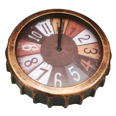 Ceas de perete cu cuart,diferite culori tip capac bere, silentios,nou.