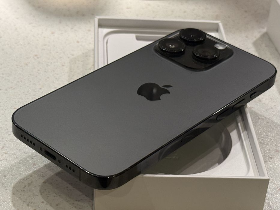 iPhone 14 Pro 128GB Black – Отличен, 100% Батерия.