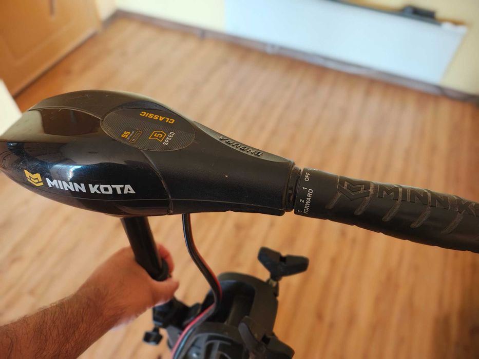 ел.мотор-MINN KOTA 55lbs + сонар-GARMIN