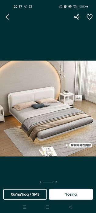 Sizning yangi uyingizga yangicha sitilda krovat