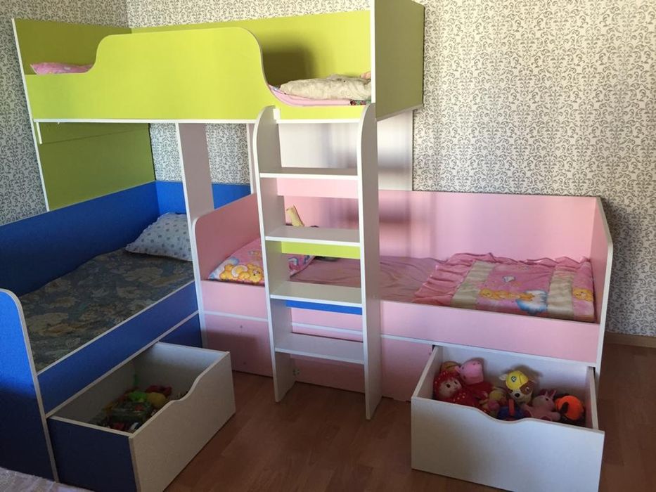 Кровать для троих детей