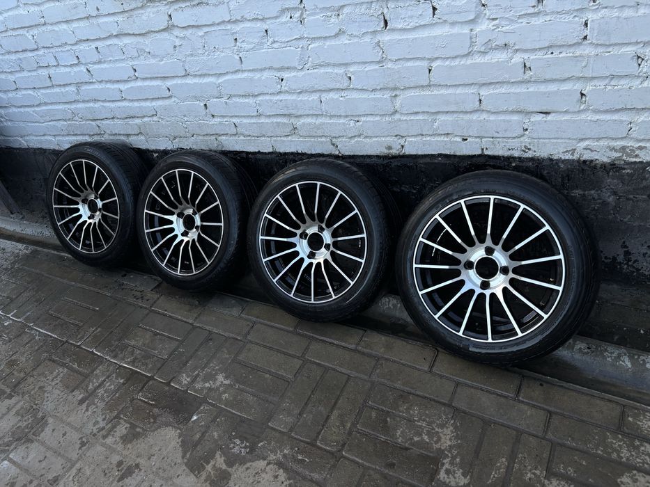 Продам диски R15 4/98 с летней резиной 185/55/15