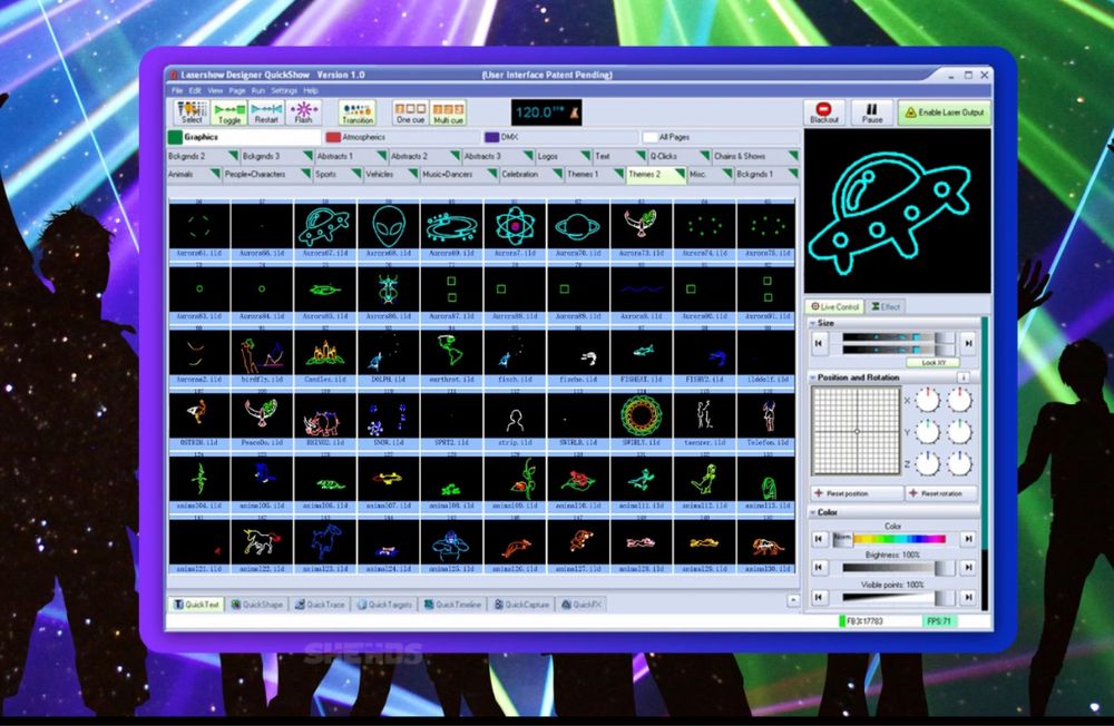 Promotie! Laser 6W RGB bluetooth APP Control