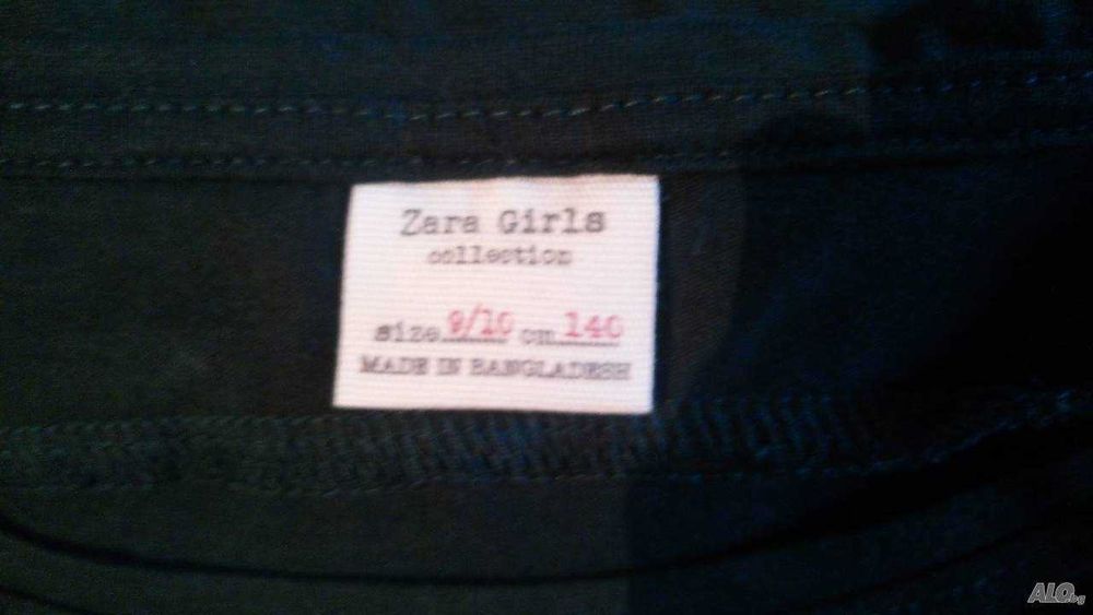 Блуза Zara за момиченце 9 - 10 год. чисто нова