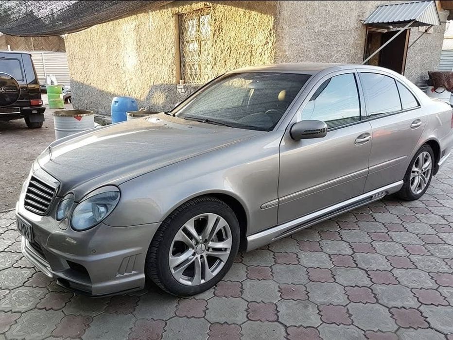 Mercedes W211 Wald Black Bison передний бампер