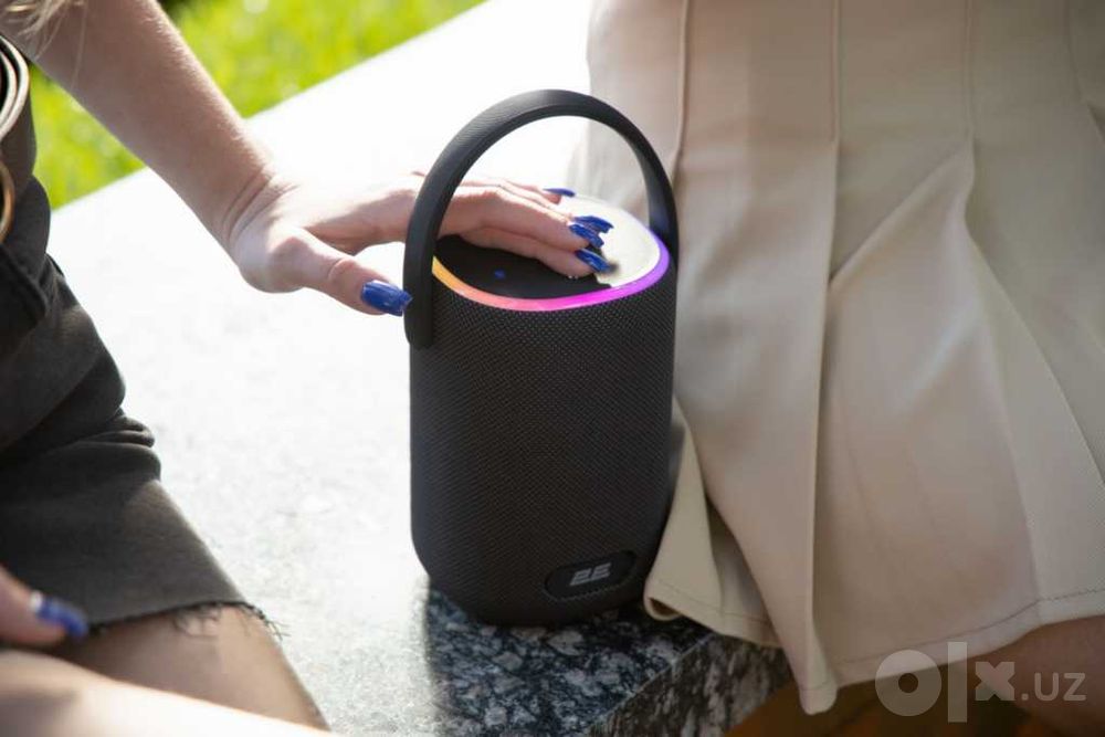 Колонка 2E SoundXDrum 50 Вт, BT 5.3, TWS, RGB, Power Bank, IPX7, Black