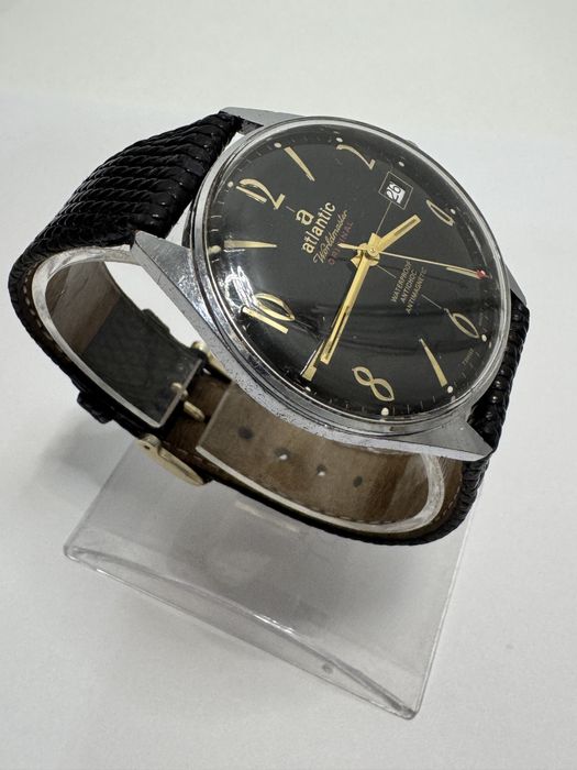 Ceas Atlantic Worldmaster. Swiss made. Cu data. Mecanic