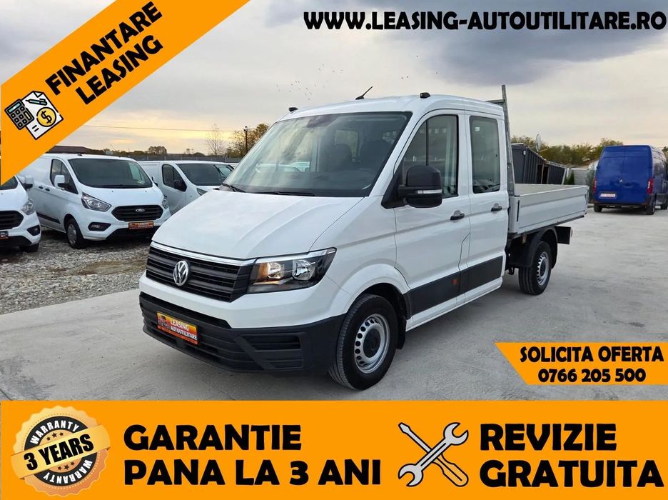 Volkswagen New Crafter Doka 7Locuri+Bena An 2019/ 182500Km/Leasing/Garantie extinsa pana la 3ani fara limita Km