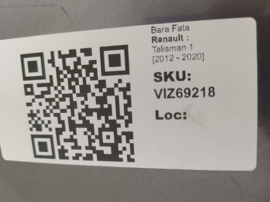 Рено Талисман / Renault Talisman [Translated text:] Преден бампер Rena
