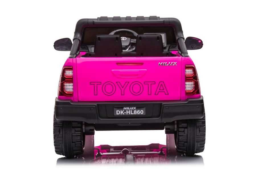 Masinuta electrica pentru 2 copii 4x4 Toyota Hilux 12V 14Ah, pink