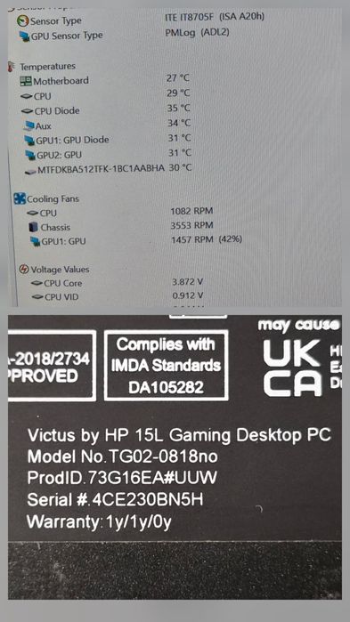 vand calculator Jocuri Hp Victus Gaming 15L.Ryzen 5 5600G.16 Gb.GTX 1660 Super.SSD 500