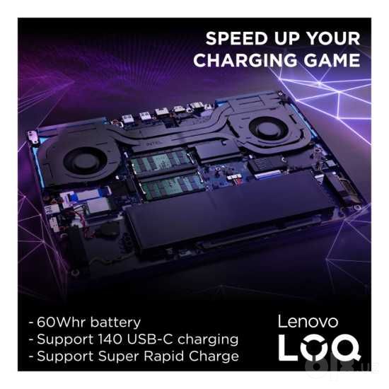 LENOVO LOQ 15 FHD IPS 144Hz, Ryzen 5-7535HS, 12GB, 512GB SSD, RTX4050