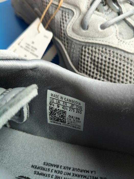 Adidas Ozweego sneakers culoare gri închis mărimea 43 1/3 noi originali