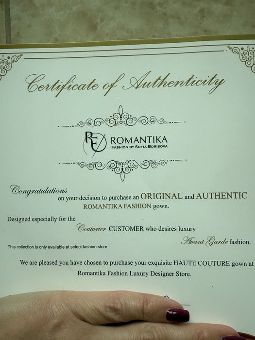 Официална рокля Romantika by Sofia Borisova