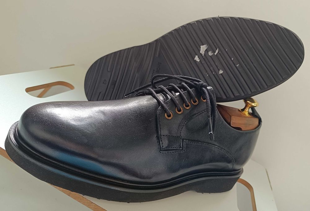 Pantofi derby 42 41.5 41 premium Shoe The Bear NOI piele naturala moal