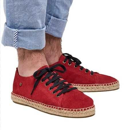 Pantofi sport casual 42 premium Peter Polo NOI material calitate superioara rosu