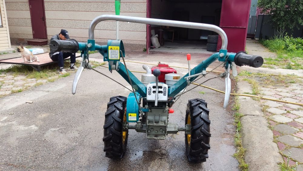 Мотоблок с прицепом