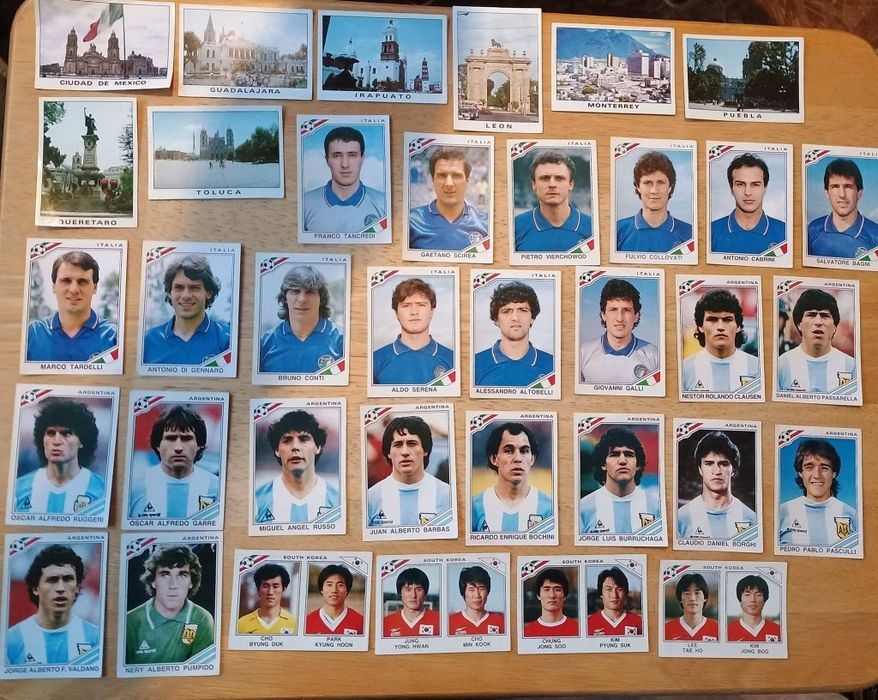 Panini world cup Mexico 86  Espana 82 Панини