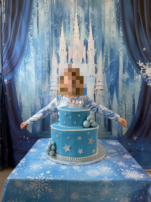 Tort ai fundal foto elsa pentru poze