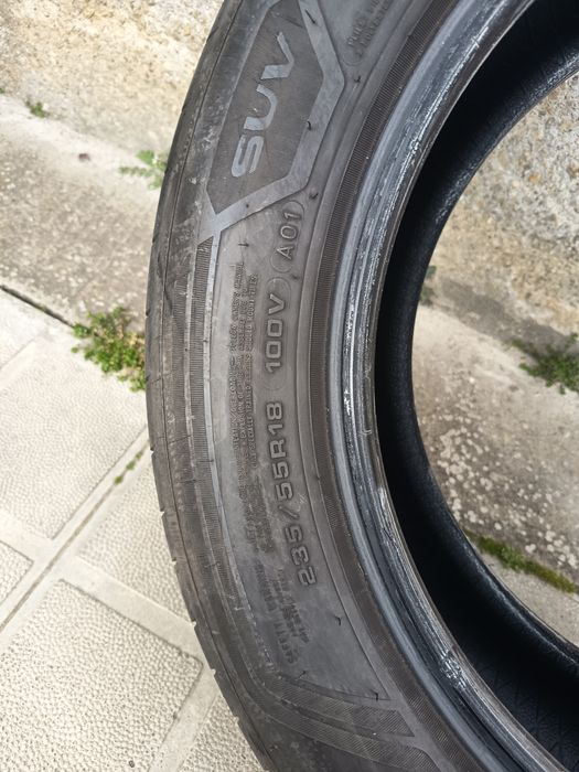 ГУМИ 235/55/18 SUV Continental Goodyear 4 броя сув