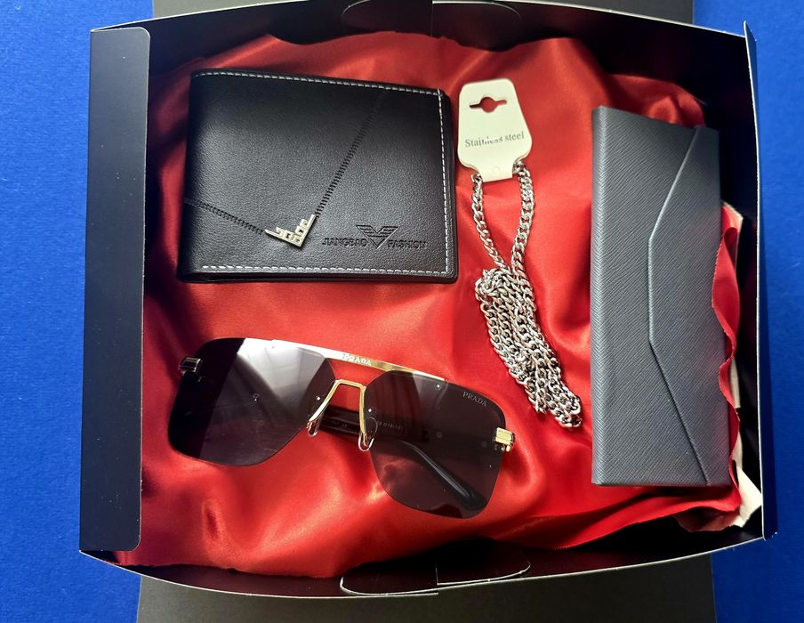 Set cadou ochelari de soare barbati