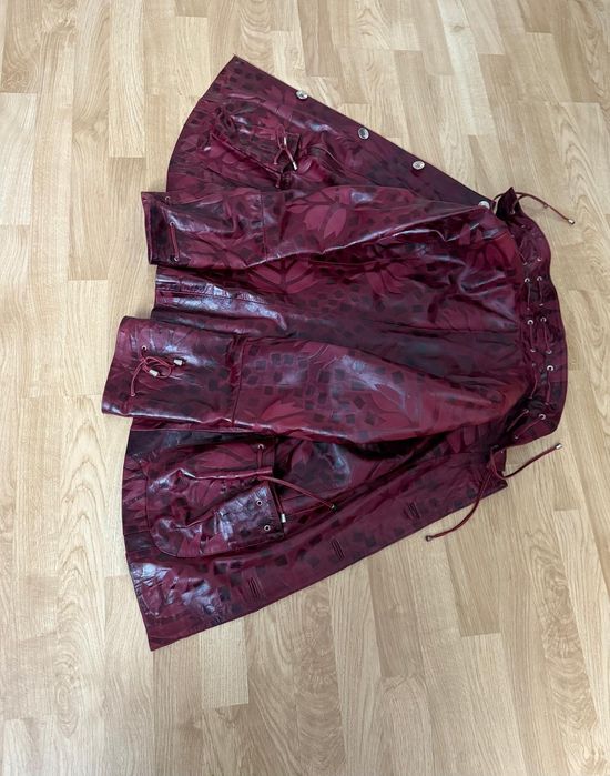 Haină piele naturală măr. L