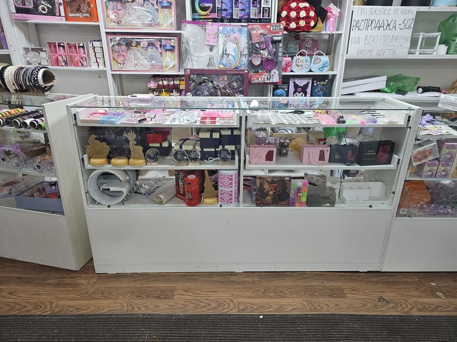 Продам стеллажи, витрины