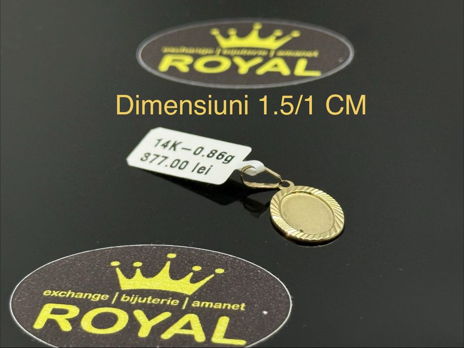 Bijuteria ROYAL : Pandantiv AUR 14K / 0.86 GR