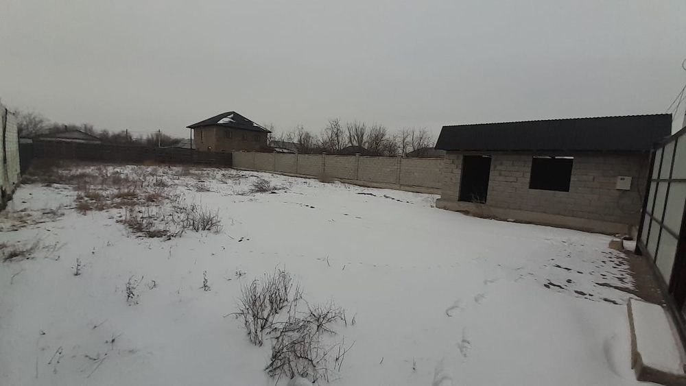 Участок огорожденный