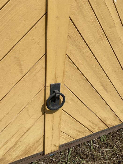 USA BATANTA LEMN poarta  garaj hala batanta  H 215 x L 258 Normstahl