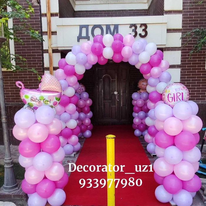 Оформление шарами в Ташкенте
