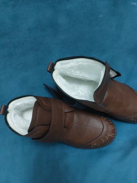 Ботинки кожанные