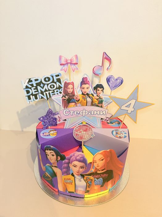 K pop demon huntera К поп демон хартиена торта