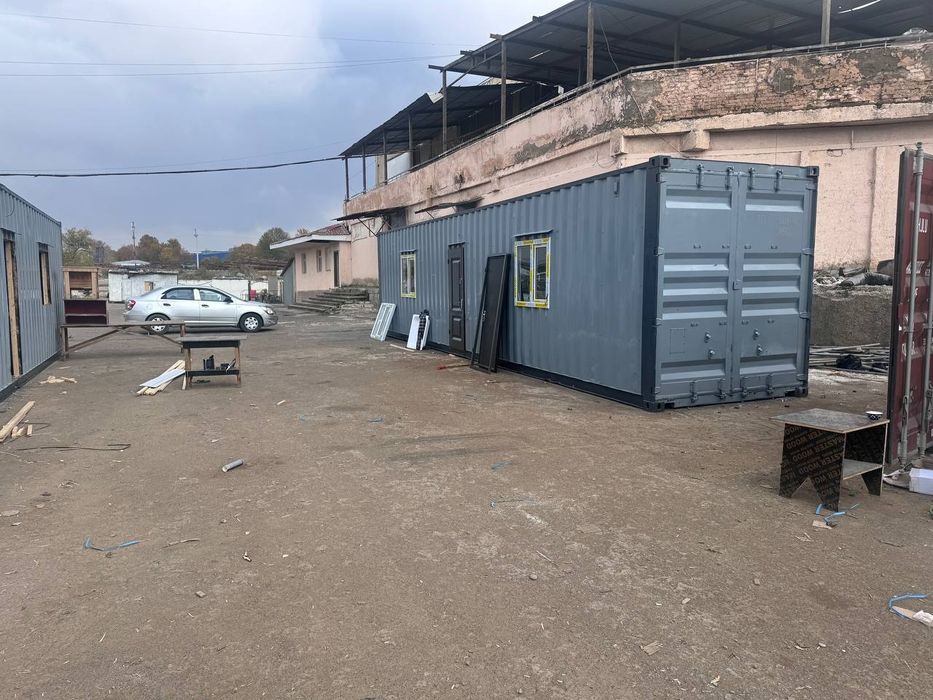 Домик жилые из морских контейнеров Konteyner Ofis Magazin