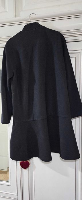 Palton negru COS, din lână