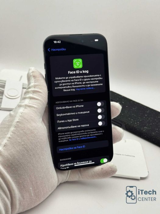 iPhone 15 Pro, 256GB, Blue, 100% батерия, КАТО НОВ, ГАРАНЦИЯ!