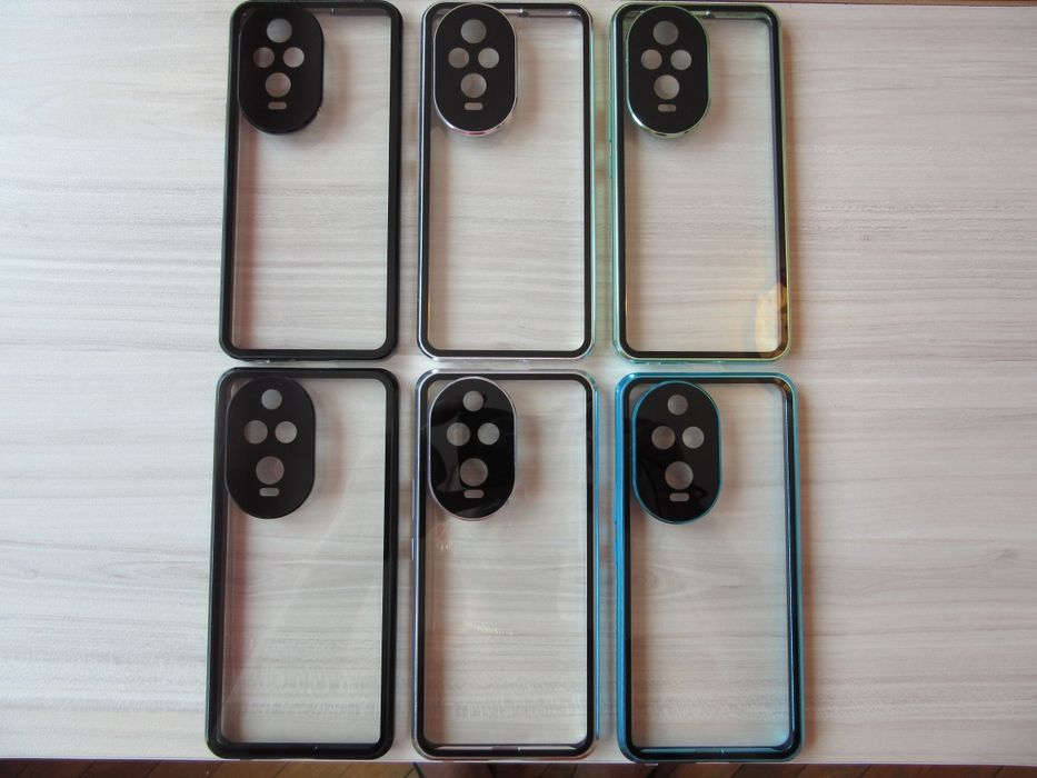 Honor 200 / 200 Pro / Двоен 360 градуса магнитен кейс камера протектор