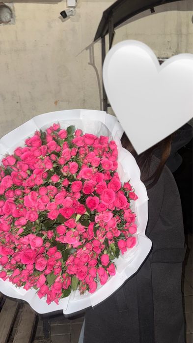 Большой букет цветов