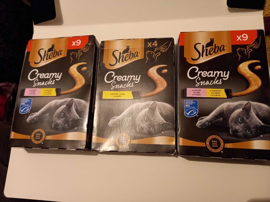 set Sheba pliculete cremă pentru pisici