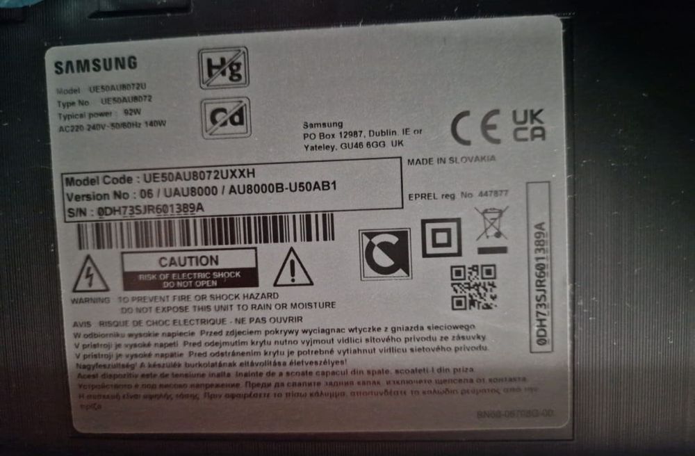 Televizor smart samsung 125cm